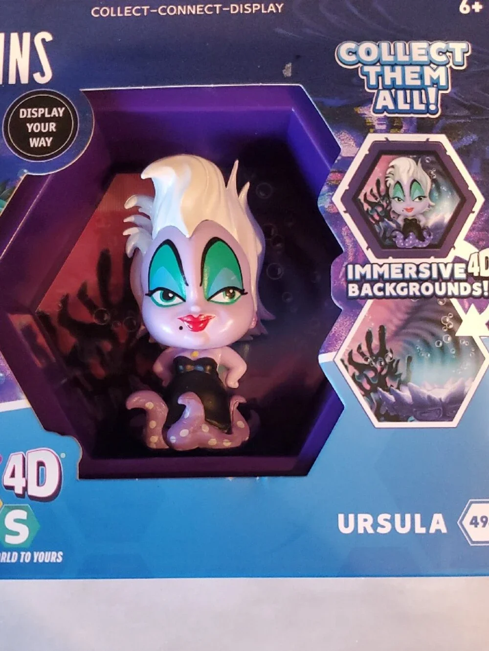 Disney Villains Ursula Figure - Teal, Purple & White